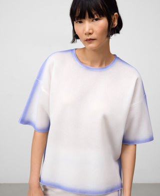 Sudadera Manga Corta Efecto Degradado