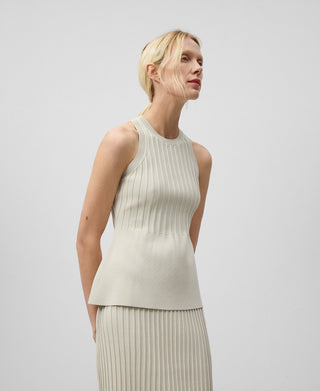 Blusa Peplum de Canalé