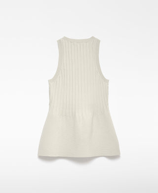 Blusa Peplum de Canalé
