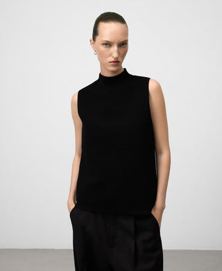 Blusa de Punto Cuello Alto