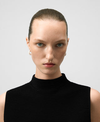 Blusa de Punto Cuello Alto