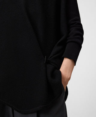 Sudadera Asimétrica de Punto