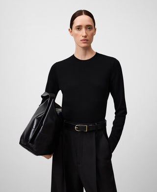 Sudadera Cuello Redondo de Lana Merino