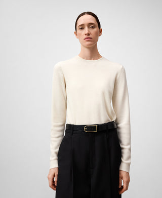 Sudadera Cuello Redondo de Lana Merino