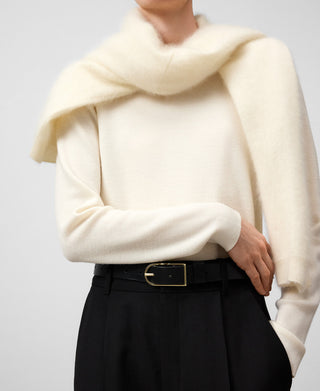 Sudadera Cuello Redondo de Lana Merino