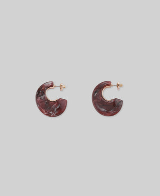 Aretes de Resina con Logo