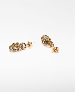 Aretes con Eslabones Metálicos