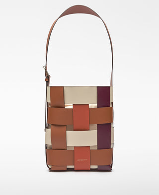 Bolso Mediano con Diseño Trenzado