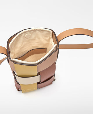 Bolso Bandolera con Diseño Trenzado