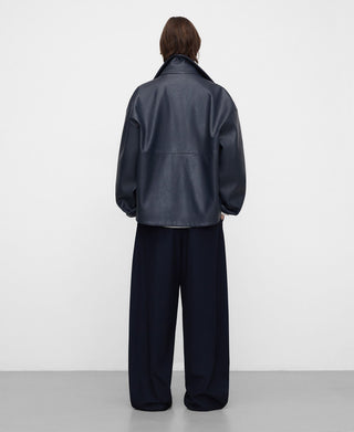 Barrel Trousers with Pleat Detail