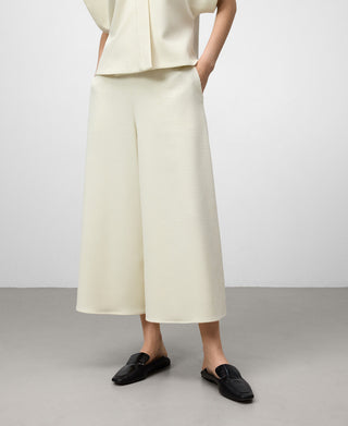 Pantalón Culotte con Bolsillos Delanteros