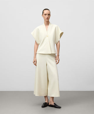 Pantalón Culotte con Bolsillos Delanteros