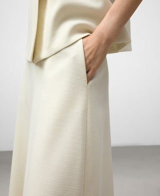 Pantalón Culotte con Bolsillos Delanteros