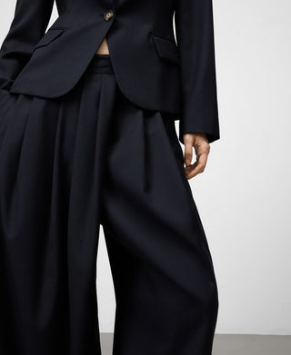 Pantalón de Sastre con Detalle Cruzado