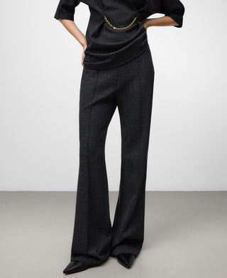 Pantalón Flare con Cintura Elástica