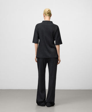 Pantalón Flare con Cintura Elástica