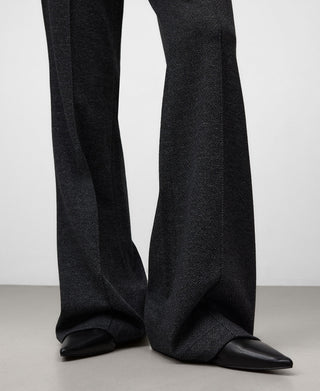 Pantalón Flare con Cintura Elástica