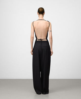 Pantalón Sastre Pierna Ancha con Pinzas