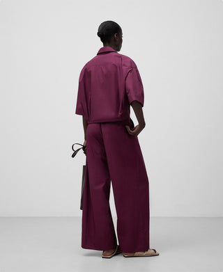 Pantalón Ancho con Cintura Elástica