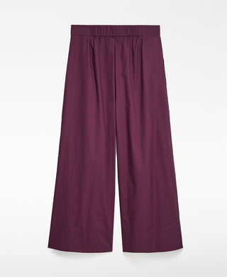Pantalón Ancho con Cintura Elástica