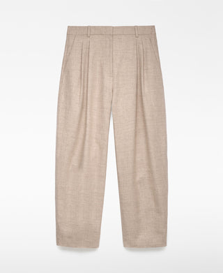 Pantalón Corte Barrel de Lino