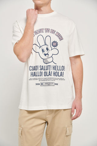 Camiseta Manga Corta con Gráfico