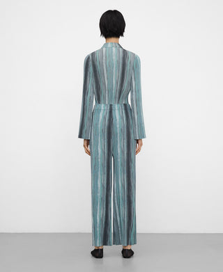 Pantalón con Cintura Elástica Tejido Crinkle