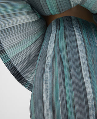 Pantalón con Cintura Elástica Tejido Crinkle