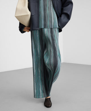 Pantalón con Cintura Elástica Tejido Crinkle