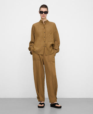 Pantalón Jogger con Efecto Arrugado