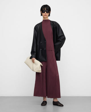 Pantalón Palazzo con Cintura Elástica Crinkle