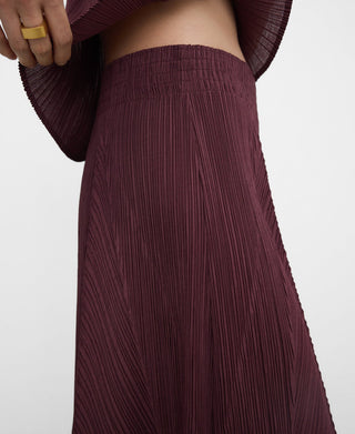 Pantalón Palazzo con Cintura Elástica Crinkle