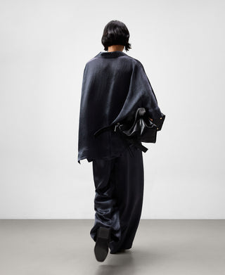 Pantalón Satinado con Cintura Elástica