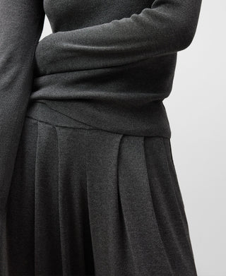 Pantalón Ancho con Punto Metalizado