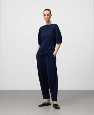 Pantalón con Cintura Elástica y Pinzas