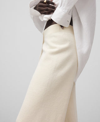 Pantalón con Cintura Elástica de Lino