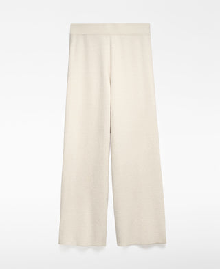 Pantalón con Cintura Elástica de Lino