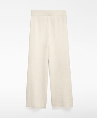 Pantalón con Cintura Elástica de Lino