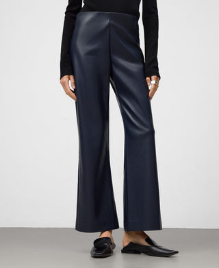 Pantalón Flare Efecto Piel