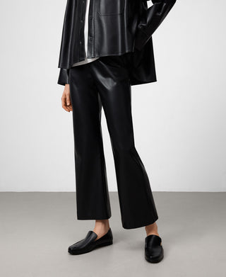 Pantalón Flare Efecto Piel