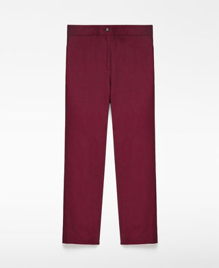 Pantalón Recto con Cintura Elástica