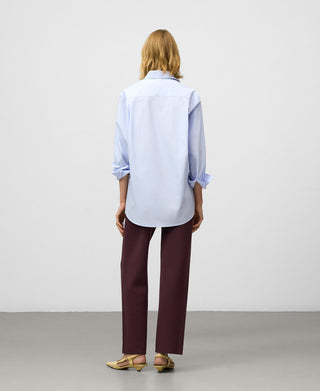 Pantalón Corte Recto con Cintura Elástica