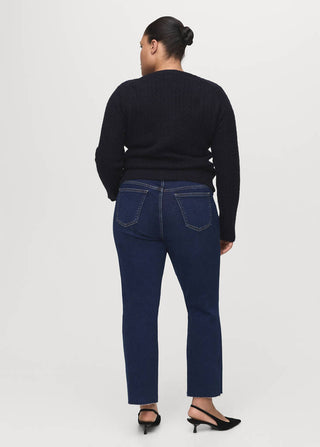 Cropped Flare Jeans with Pockets