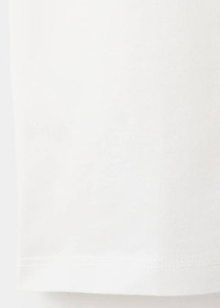 Camiseta Manga Corta con Bordado Floral