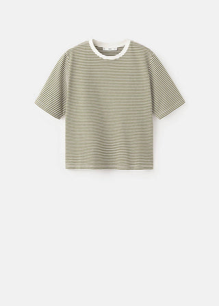 Camiseta Manga Corta de Rayas