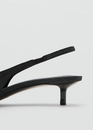 Zapato Denim Destalonados con Hebilla