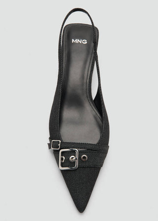 Zapato Denim Destalonados con Hebilla