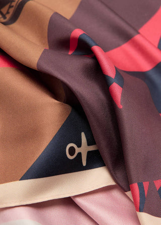 Pañuelo de Satén con Estampado