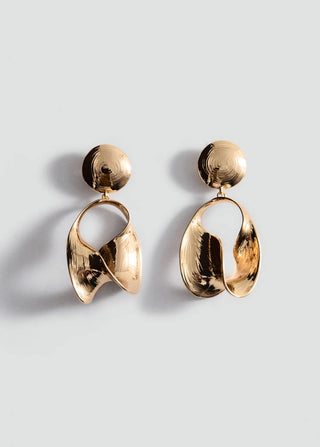 Aretes Medianos Colgantes Combinados