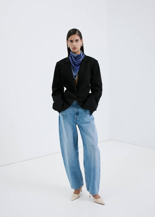 Zapatos de Tacón con Detalle Charol